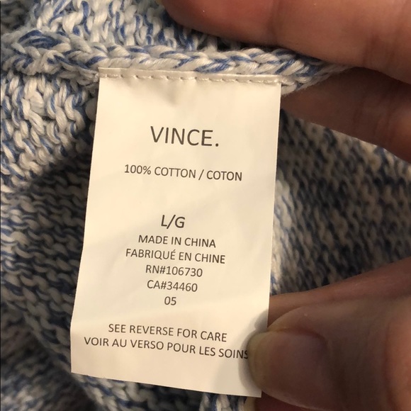 VINCE short sleeve textured sweater - Picture 6 of 6